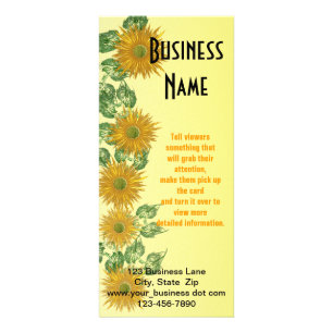 Panfleto Abstrato Floral Leaf Border Modelo