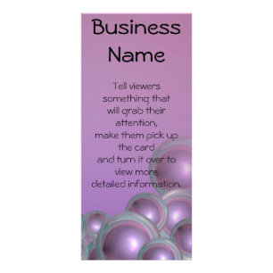 Panfleto Abstrato roxo rodeado da bolha da cerceta