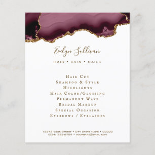 panfleto agado burgundy