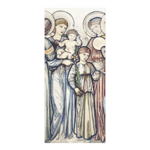 Panfleto Anjos e Crianças por Sir Edward Burne-Jones