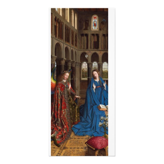 Panfleto Anunciação de Van Eyck Luz Premium da Catedral (Frente)