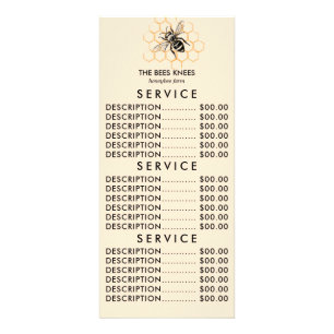 Panfleto Apicultor de Mel Elegante e Minimalista