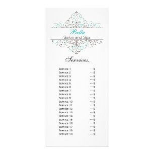 Panfleto Aqua Flourish Personali Business Stationery