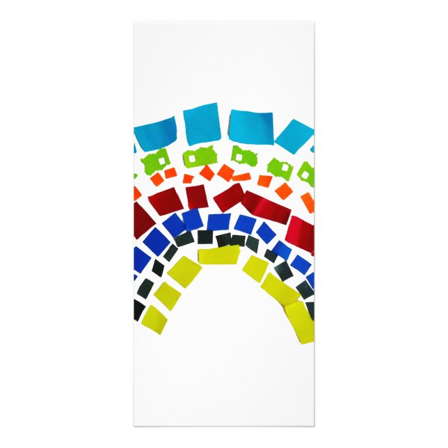 Panfleto Arco-íris de papel (Frente)
