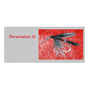 Panfleto Arte de pesca com mosca-da-mosca-branca