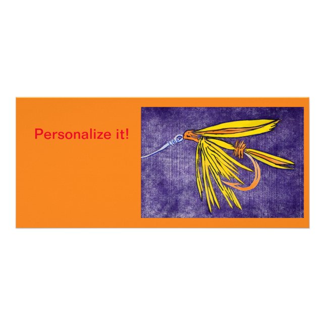 Panfleto "Arte de pesca com mosca-voadora-mosca-branca-amar (Frente)