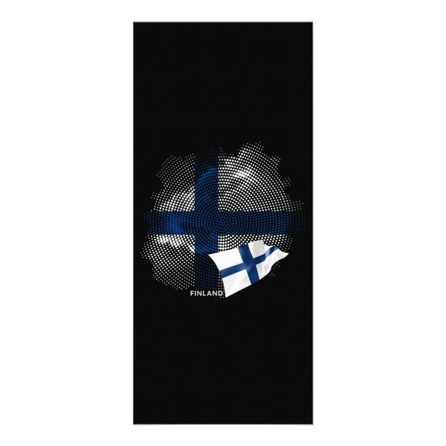 Panfleto bandeira da Finlândia (Frente)