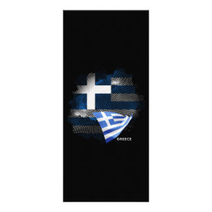 Panfleto bandeira da Grécia