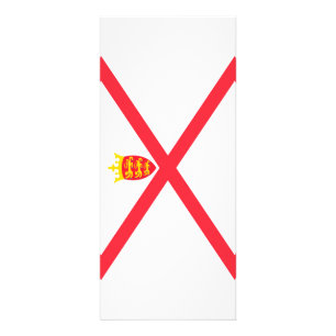Panfleto bandeira da Ilha de Jersey