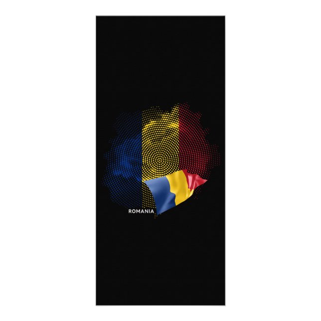 Panfleto bandeira da Romênia (Frente)