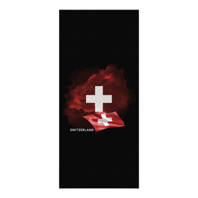 Panfleto bandeira da Suíça (Frente)