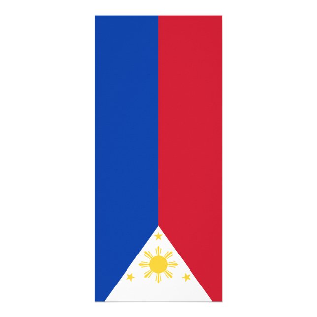 Panfleto Bandeira das Filipinas (Frente)