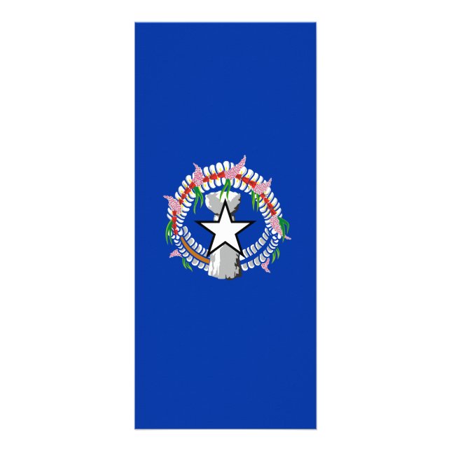 Panfleto bandeira das Ilhas Marianas do Norte (Frente)