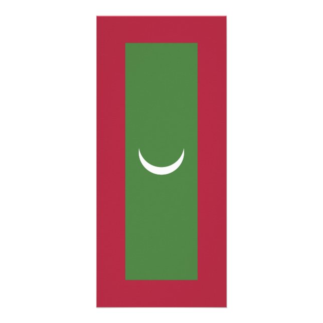 Panfleto bandeira das Maldivas (Frente)
