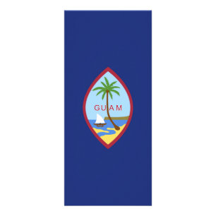 Panfleto bandeira de Guam