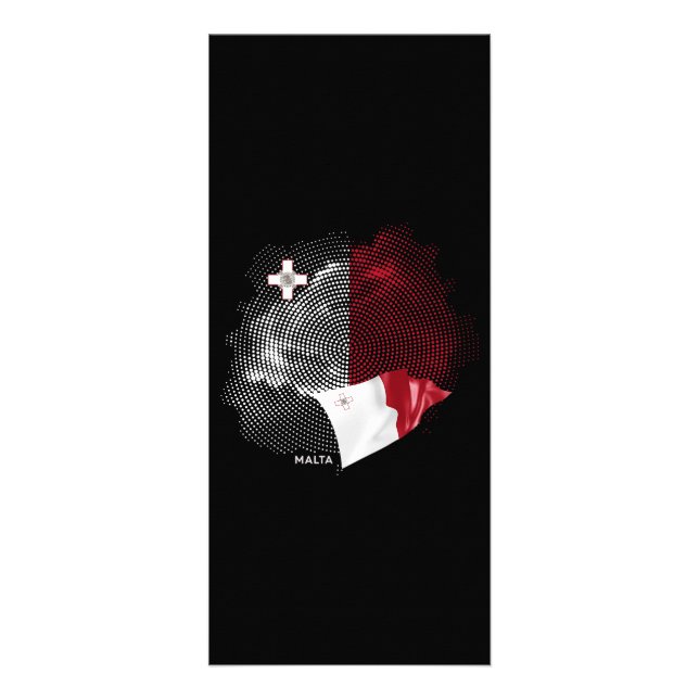 Panfleto bandeira de Malta (Frente)