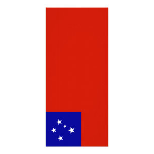 Panfleto bandeira de Samoa