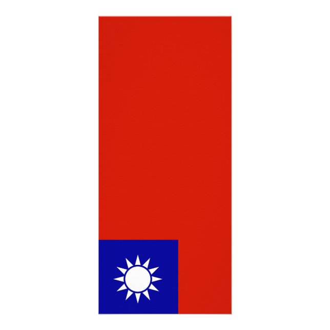 Panfleto Bandeira de Taiwan (Frente)