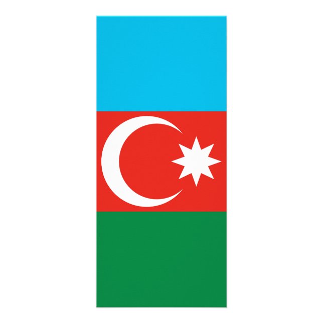 Panfleto Bandeira do Azerbaijão (Frente)
