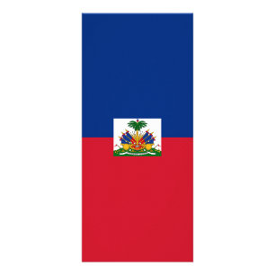 Panfleto bandeira do Haiti