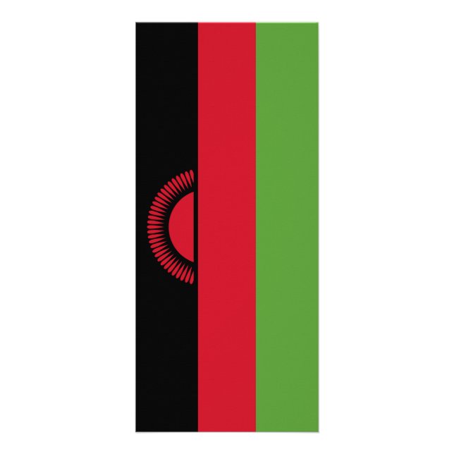 Panfleto Bandeira do Malawi (Frente)