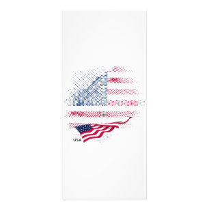 Panfleto bandeira dos EUA