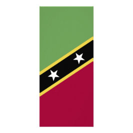 Panfleto bandeira santo Kitts e Nevis