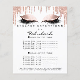 Panfleto Brilhante Cor-de-Rosa Branca Brilhante Az