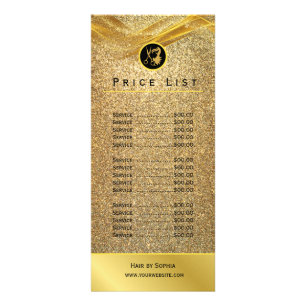 Panfleto Brilho Dourado Luxo