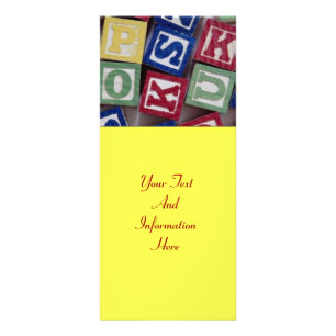 Panfleto Building Blocks Rack Card