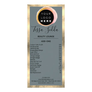 Panfleto Cabelo Makeup Unhas Manicure Pedicure Bem-Estar Ci