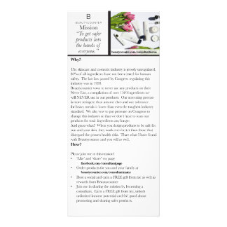 Panfleto Cartaz da informação de Beautycounter