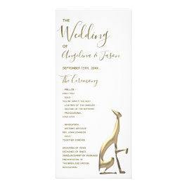 Panfleto Casamento de Ouro Simples