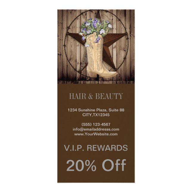 Panfleto castanho-do-mato-rústico (Frente)