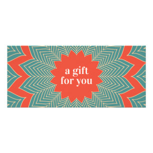 Panfleto Certificado de Presente de Feriado Retroativo Vint