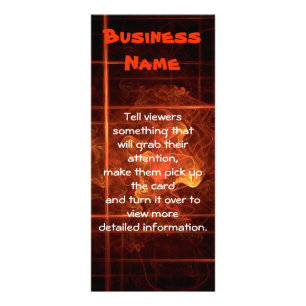 Panfleto Chamas sobre o preto