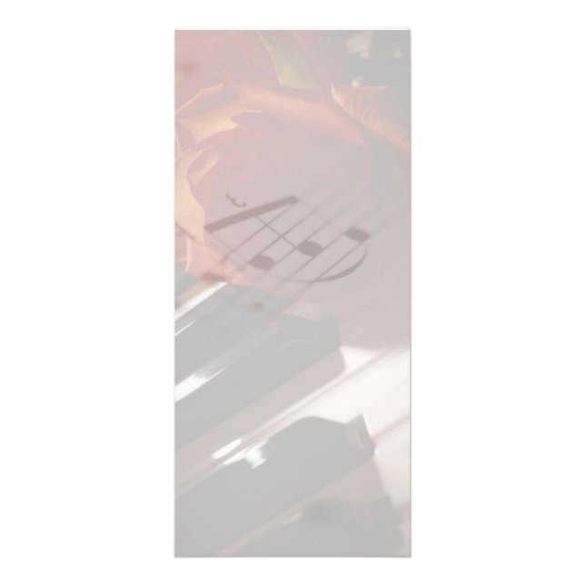 Panfleto Chaves Piano e Placa de Rack Rosa (Frente)