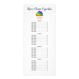 Panfleto Chef de pastelaria de Cupcakes de trigo