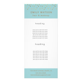 Panfleto Chuva Dourada Cai Faux Foil Trendy Price