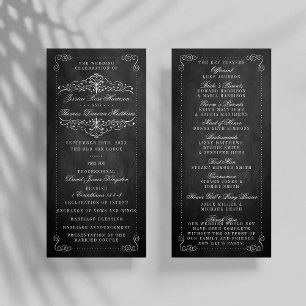 Panfleto Coleção de Casamentos de Chalkboard do Ornamentado