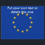 Panfleto com a Bandeira da União Europeia<br><div class="desc">Adicione um toque de orgulho europeu às suas promoções com nosso flyer exclusivo com a bandeira da União Europeia!</div>
