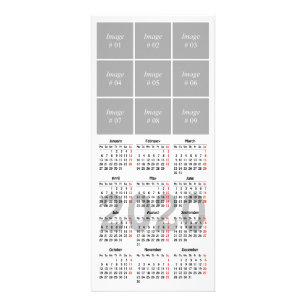 Panfleto Crie seu próprio calendário 2020