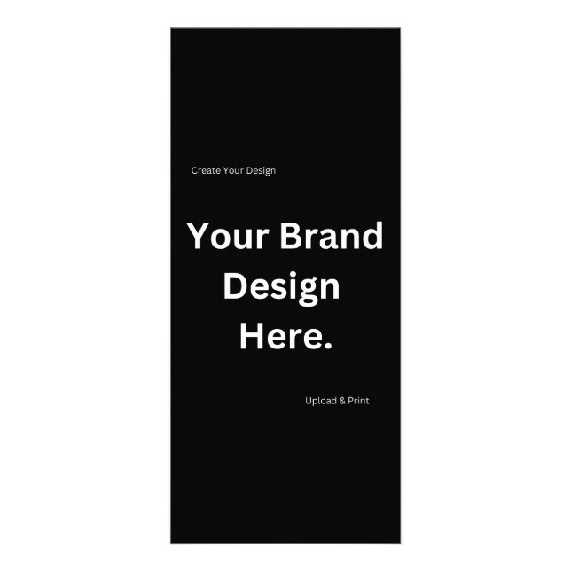 Panfleto Crie seu próprio Design e Impressão Rack Card (Frente)