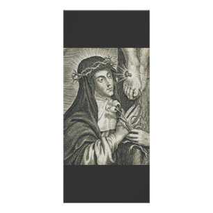 Panfleto Crucificação de Santa Catarina de Siena Arte Noir