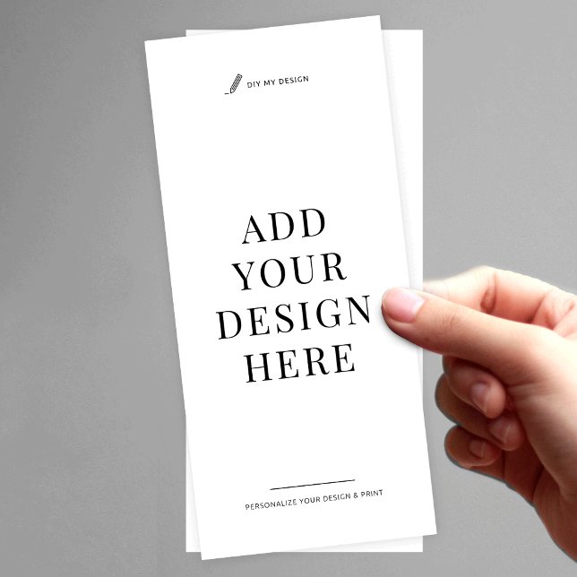 Panfleto Custom Flyer Printing 4x9" Upload Your Design (Criador carregado)