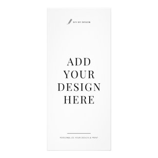 Panfleto Custom Flyer Printing 4x9" Upload Your Design