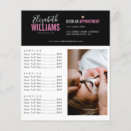 Panfleto da Black Pink Beauty Salon