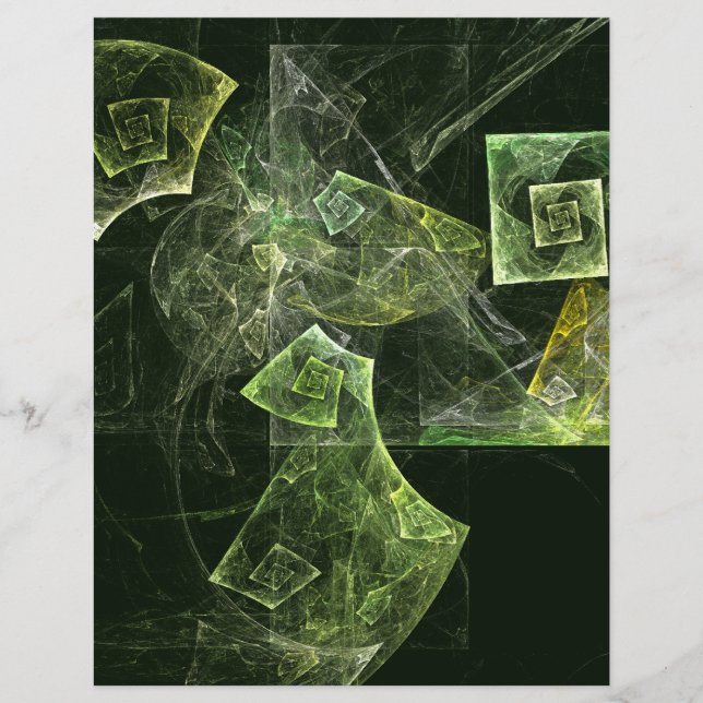 Panfleto de Abstrato de equilíbrio torcido (Frente)