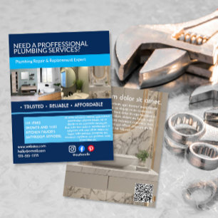 panfleto de cozinha de casa-de-banho de homem útil