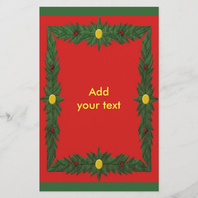 Panfleto de Decoração de Natal (Frente)